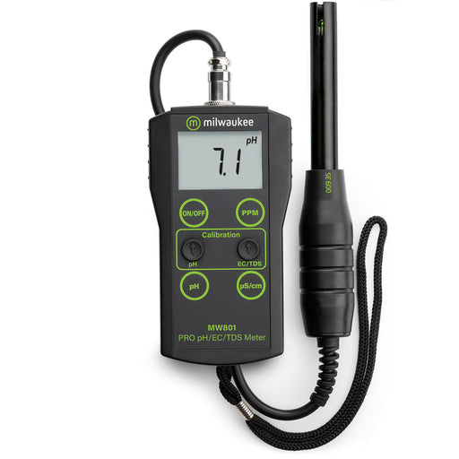 Milwaukee MW801 PRO 3-in-1 Low Range pH, EC, TDS Combo Meter with ATC Milwaukee Instruments