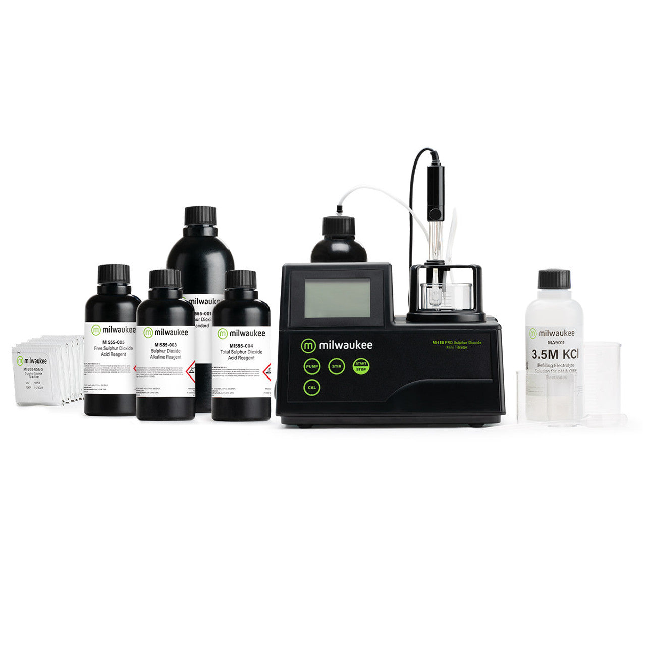 Milwaukee MI455US PRO Mini Titrator for Sulfur Dioxide in Wine Milwaukee Instruments