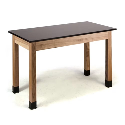 NPS Wood Science Lab Table Laboratory Table National Public Seating