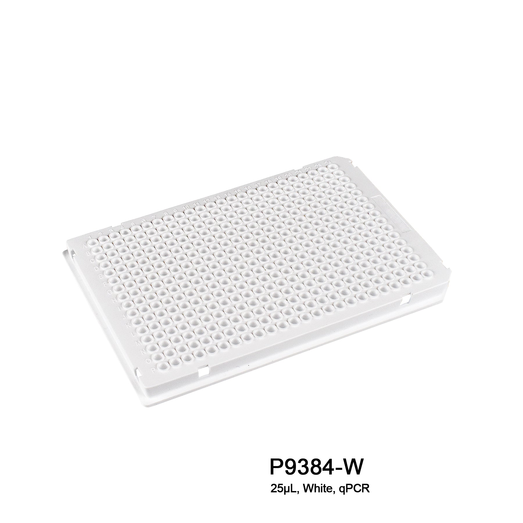 MTC Bio P9384-W PureAmp 384-well, 30 µL, full-skirt Roche-type PCR plate, white