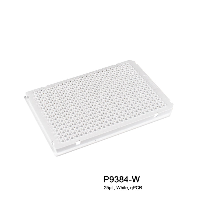 MTC Bio P9384-W PureAmp 384-well, 30 µL, full-skirt Roche-type PCR plate, white