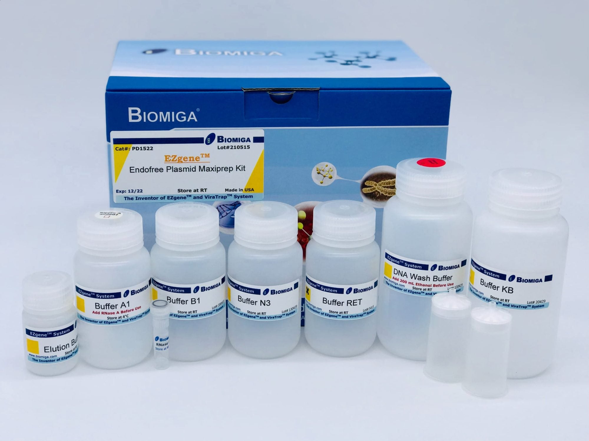 Biomiga EndoFree ezFilter Plasmid Maxiprep Kit PD1522