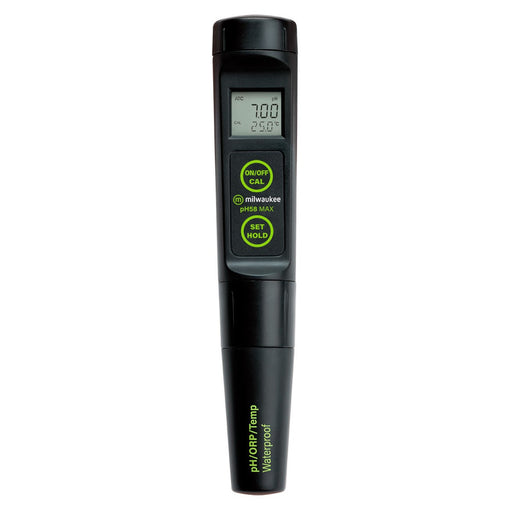 Milwaukee pH58 MAX Waterproof 3-in-1 pH/ORP/Temp Tester with Replaceable Probe Milwaukee Instruments