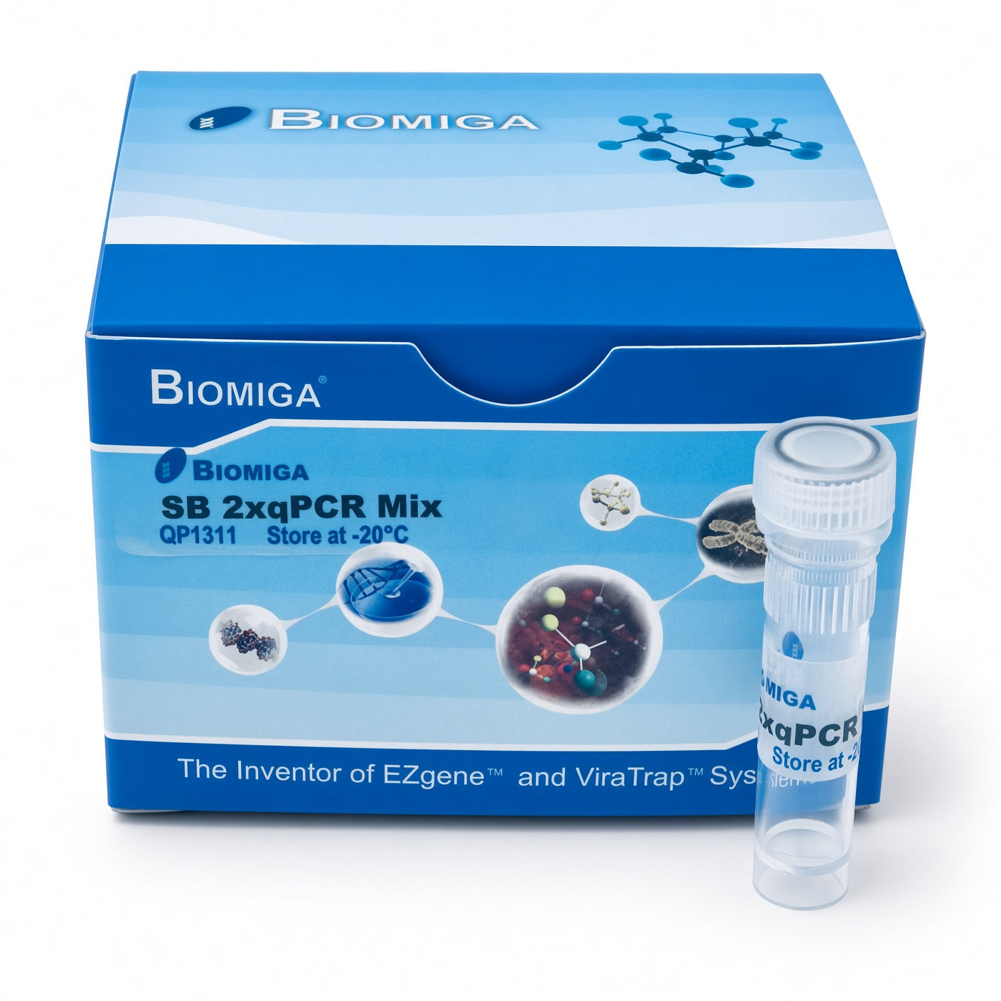 Biomiga 2X SYBR Green qPCR Master Mix, No ROX, Hot Start (QP1311) qPCR Master Mixes Biomiga