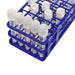 MTC Bio Test Tube Racks – 90-Place 12–14 mm & 60-Place 15–17 mm, Autoclavable PP, 5/Pack Test Tube Racks MTC Bio