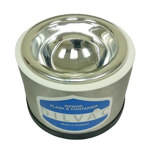 Scilogex DILVAC Stainless Steel Cased Low Profile Dewars, no lids Scilogex