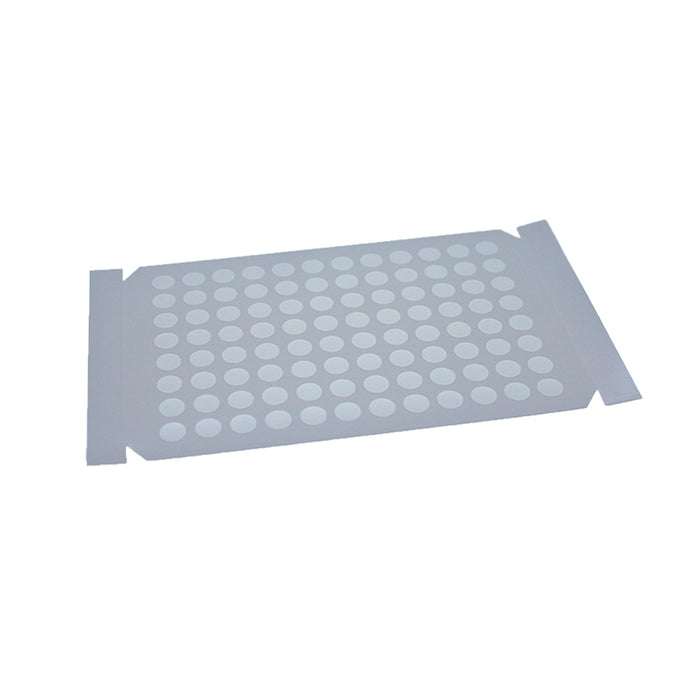 MTC Bio PCR & qPCR Sealing Films and Foils – Optical, Pressure-Activated, Aluminum, Sterile SF063PP-96-CZ | ILP ClearZone™ Film | 96 Adhesive-Free Wells, PP, 3.1 mil | Non-Sterile | 500 cs Sealing Films MTC Bio
