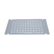 MTC Bio PCR & qPCR Sealing Films and Foils – Optical, Pressure-Activated, Aluminum, Sterile SF063PP-SLT-CZ | ILP ClearZone™ Film | Pre-Slit, 96 Adhesive-Free Wells, PP, 3.1 mil | Non-Sterile | 500 cs Sealing Films MTC Bio