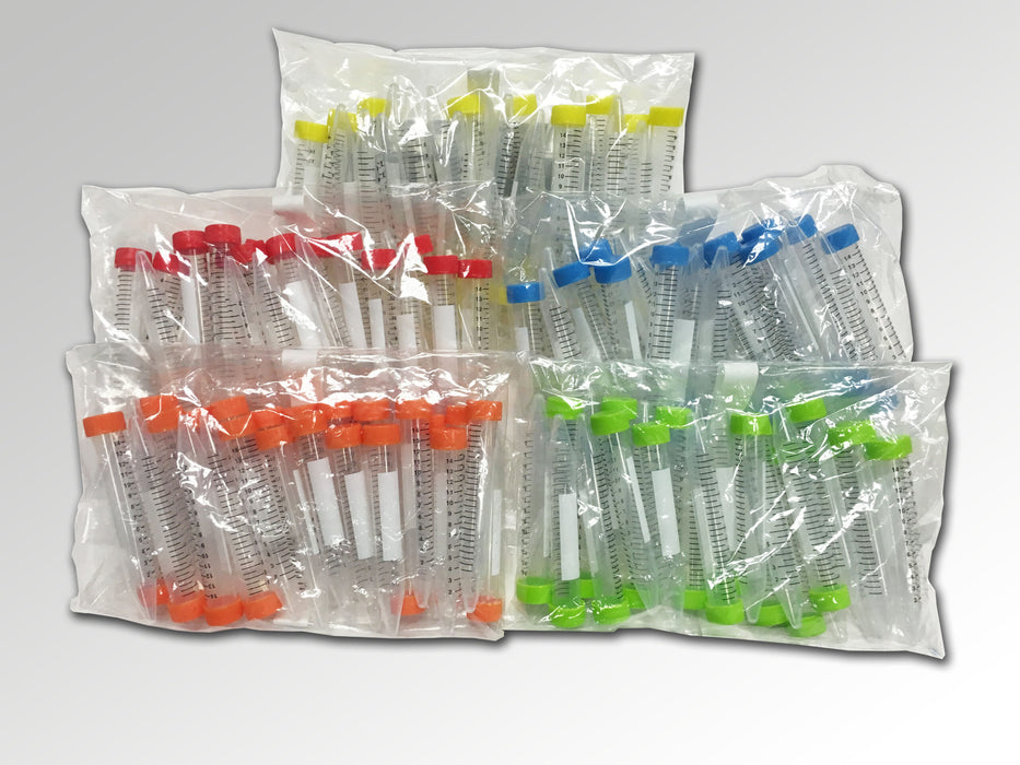 MTC Bio SpectraTube™ Rainbow-Cap Centrifuge Tubes – 15 & 50 mL — manufacturer image