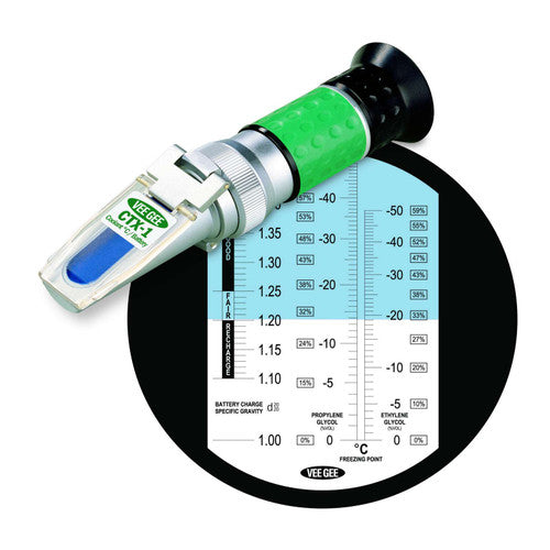 Refractometer For Battery Testing Coolant/Battery Acid Refractometers | Automotive Testing — Blue Tiger ...