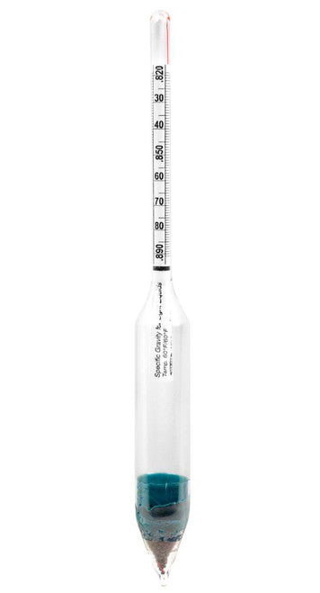 Heathrow Scientific Precision Short Form Specific Gravity Hydrometers – 12 in. 1.180 to 1.250 Gravity Hydrometer Heathrow Scientific