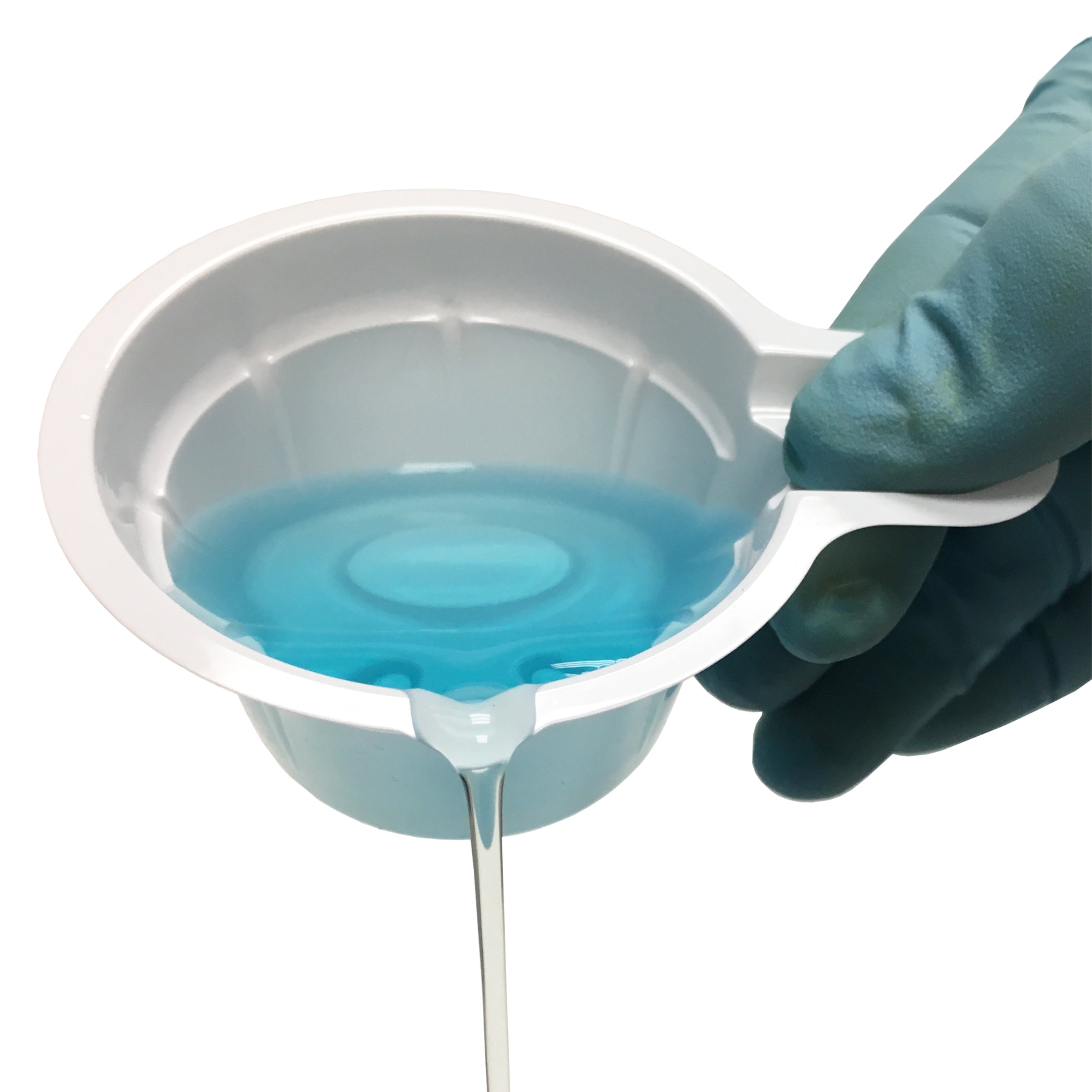 MTC Bio WeighBucket™ 40 mL Liquid Weigh Boats – Handle & Spout, 500/Pack — manufacturer image