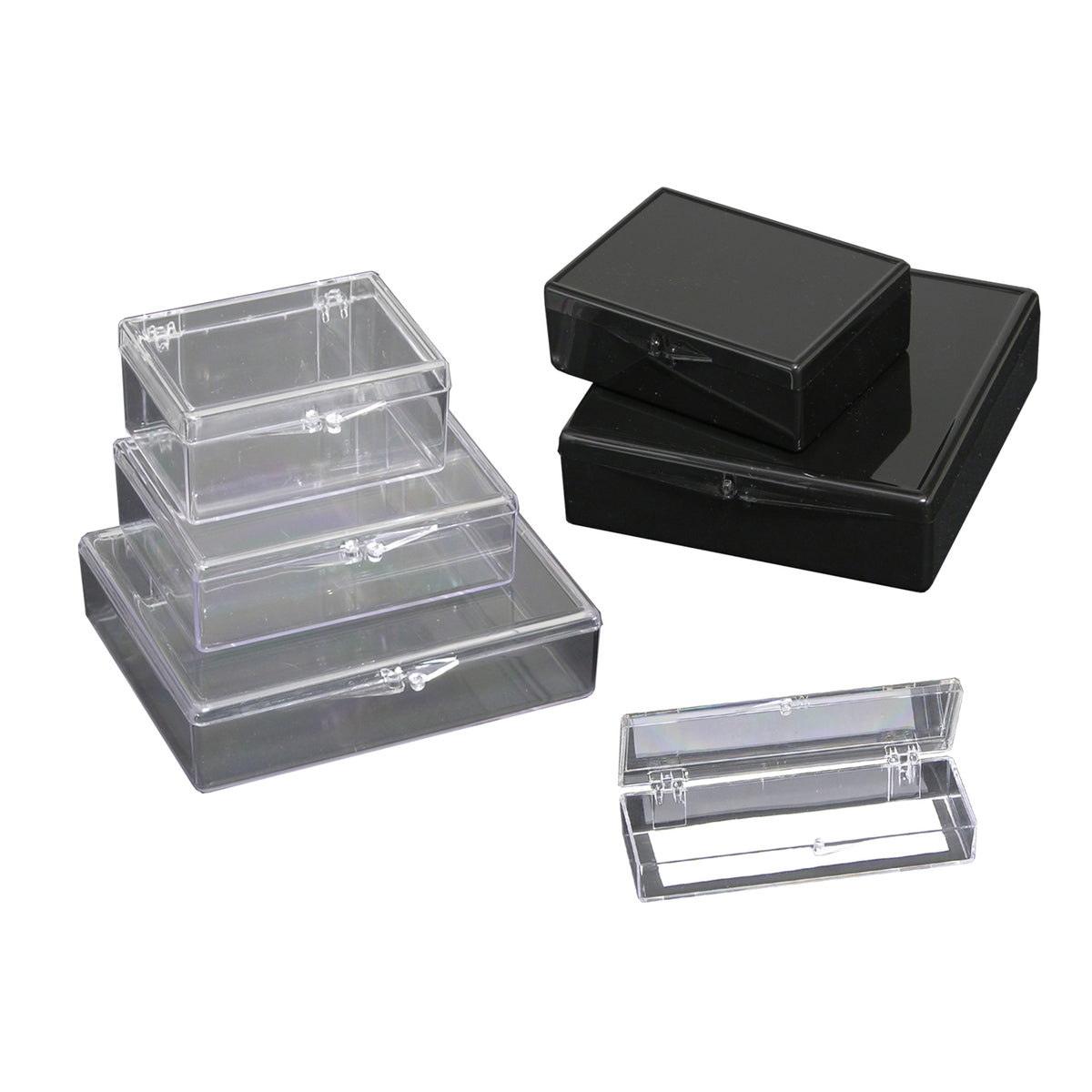 MTC Bio Western Blot Boxes – Clear & Opaque Black, Hinged Lid Western Blot Boxes MTC Bio