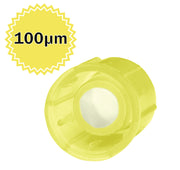MTC Bio FlowTubes™ Flow Cytometry Tubes – 5 mL, 12 × 75 mm Caps only: 100 µm strainer, yellow | Sterile | 25 bag | 500 pack Flow Cytometry Tubes MTC Bio