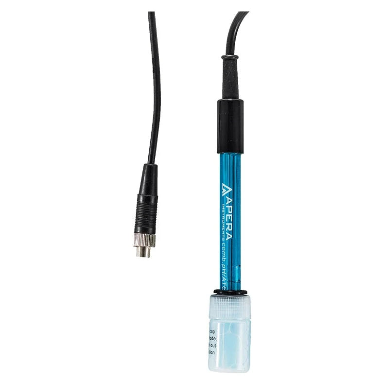 Apera 201 Series PC-Body pH Electrode: 201-C, 201DJ-C or 201T-S 201T-S – 8-pin pH temperature pH Electrode Apera Instruments
