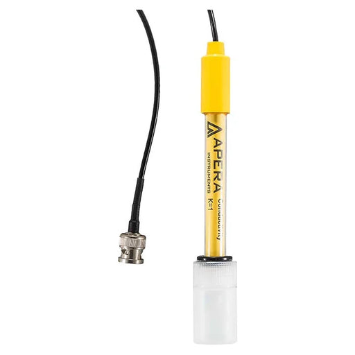 Apera 2401 Series Glass Conductivity Electrode, K=1: 2401-C or 2401T-F 2401-C – BNC Conductivity Electrode Apera Instruments