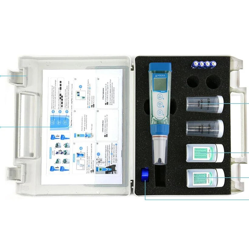Apera EC60-Z ZenTest Conductivity, TDS and Salinity Tester Kit Smart Conductivity Tester Apera Instruments