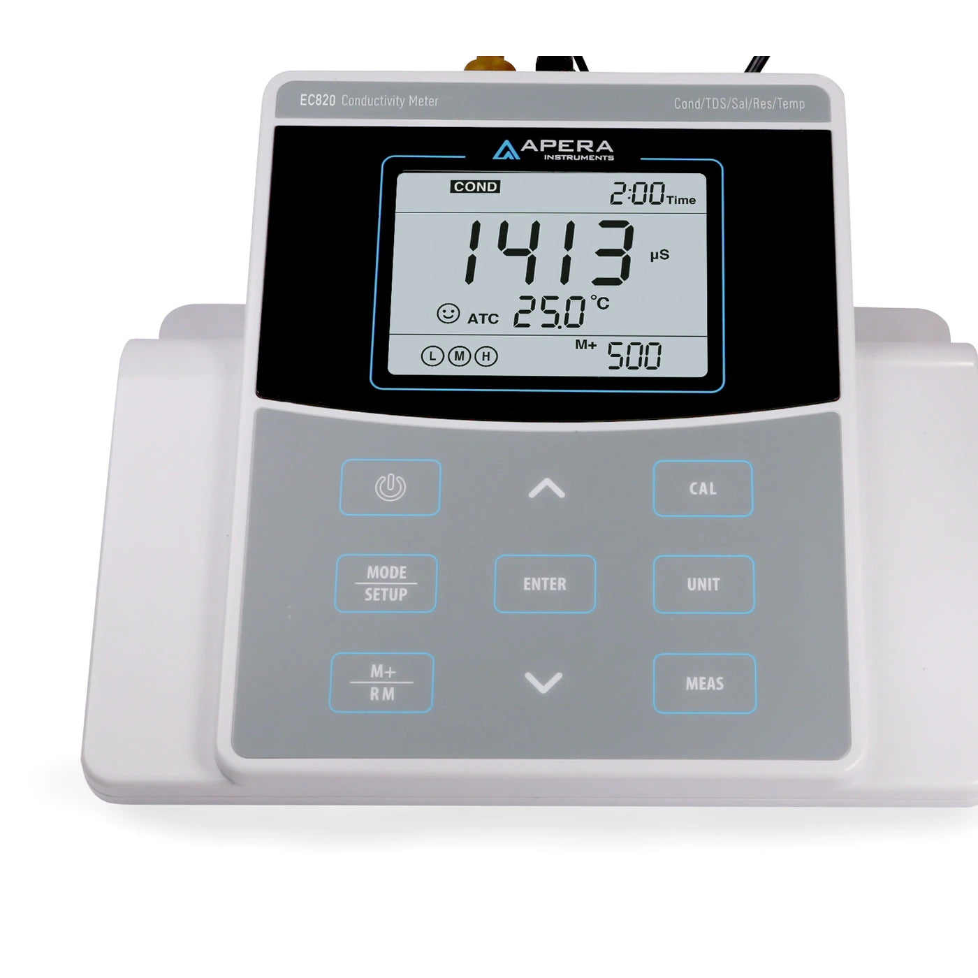 Apera EC820 Precision Benchtop Conductivity Meter Kit with 2401T-F Glass Electrode Benchtop Conductivity Meter Apera Instruments