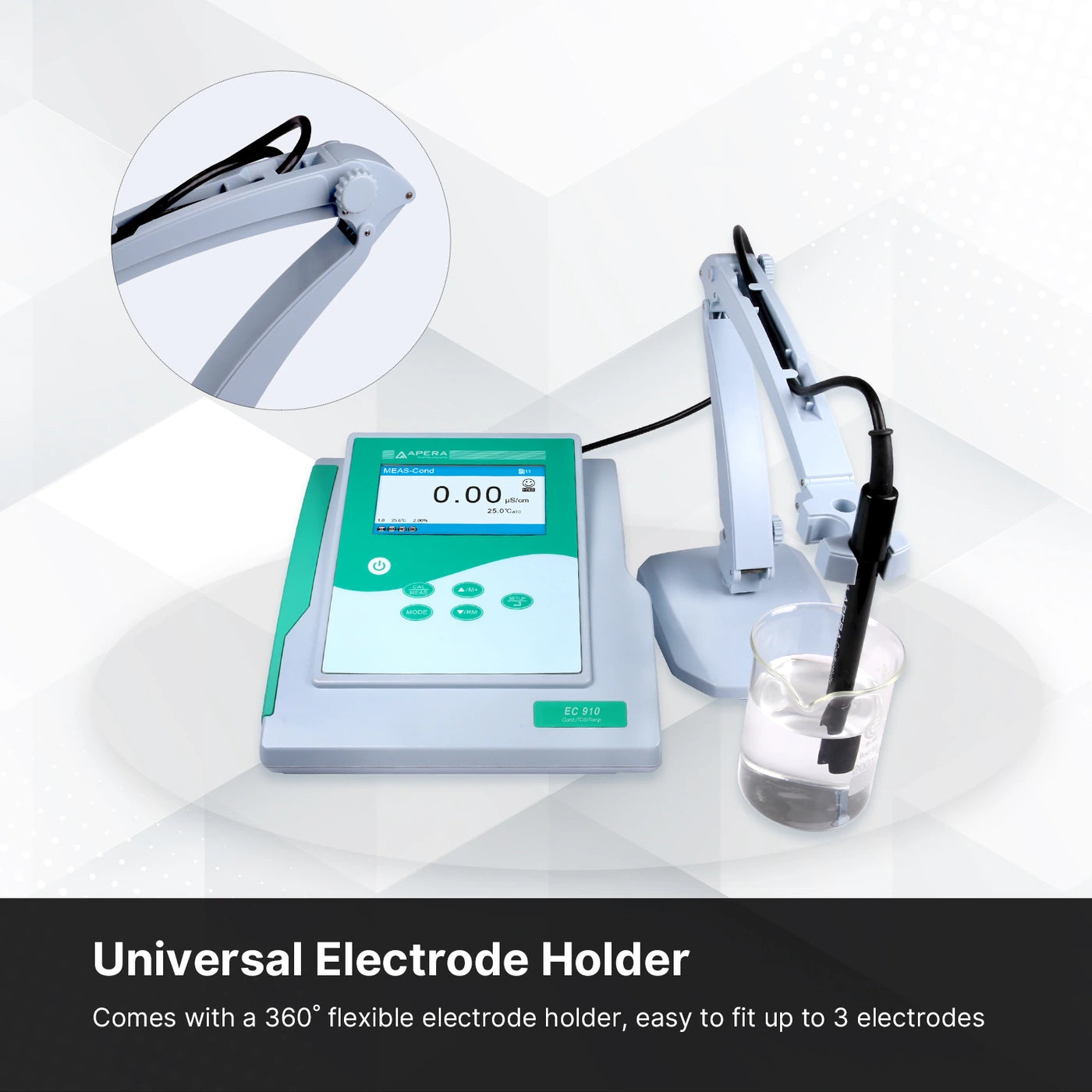 Apera EC910 Benchtop Conductivity Meter Kit with 2301T-F Electrode Benchtop Conductivity Meter Apera Instruments