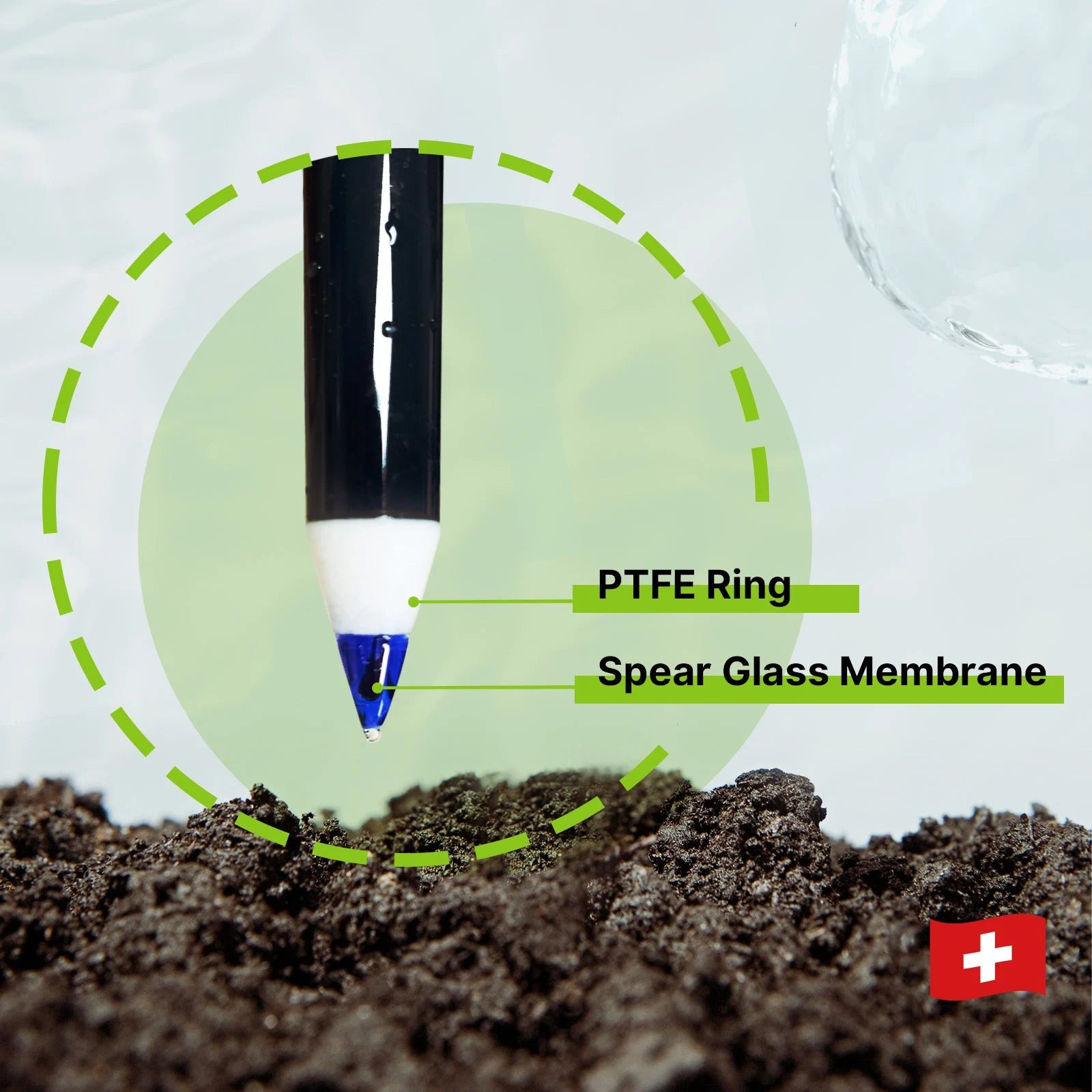Apera GroStar Replacement Probe for GS1, GS2, GS3 and GS4 Pens: pH, Soil pH, EC, pH/EC or ORP Replacement Probe Apera Instruments