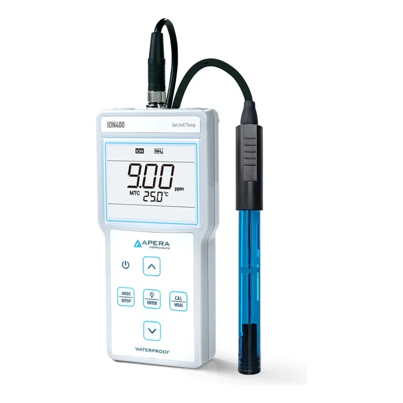 Apera ION400-NH portable ammonium/TAN meter with IndSen electrode