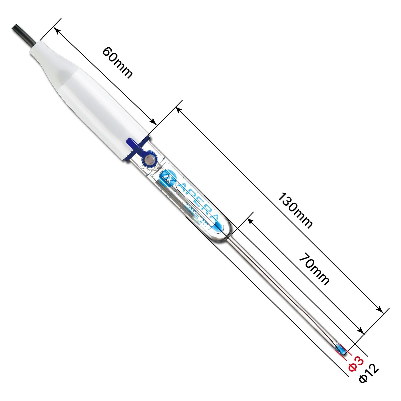 Apera LabSen 241-3 / 241-3SP / 241-180 Refillable Micro pH Electrode for Micro-Volume Samples and NMR Tubes LabSen 241-3 – micro-volume samples pH Electrode Apera Instruments