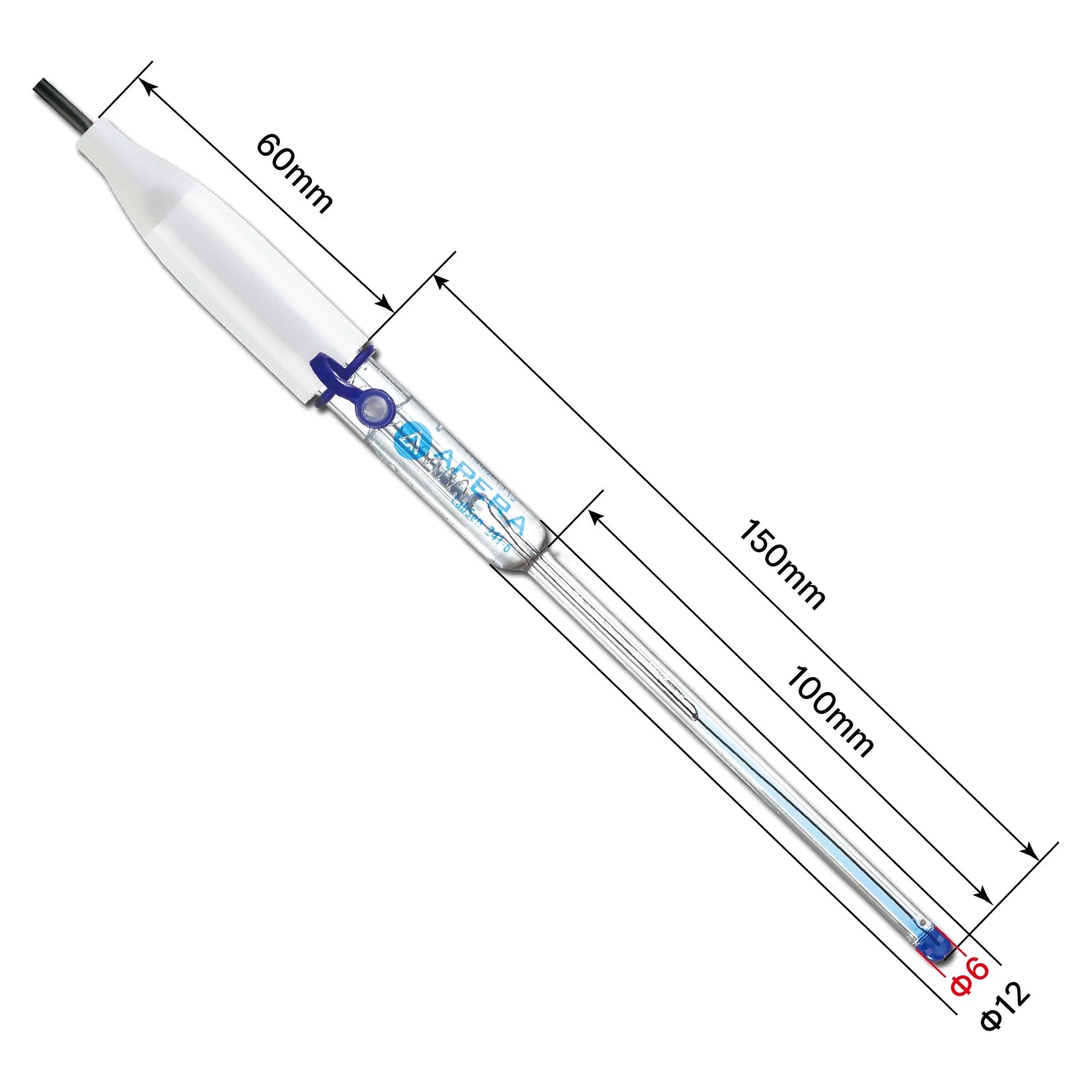 Apera LabSen 241-6 / 243-6 / 246-5 Semi-Micro pH Electrode for Test Tubes and Small Samples pH Electrode Apera Instruments
