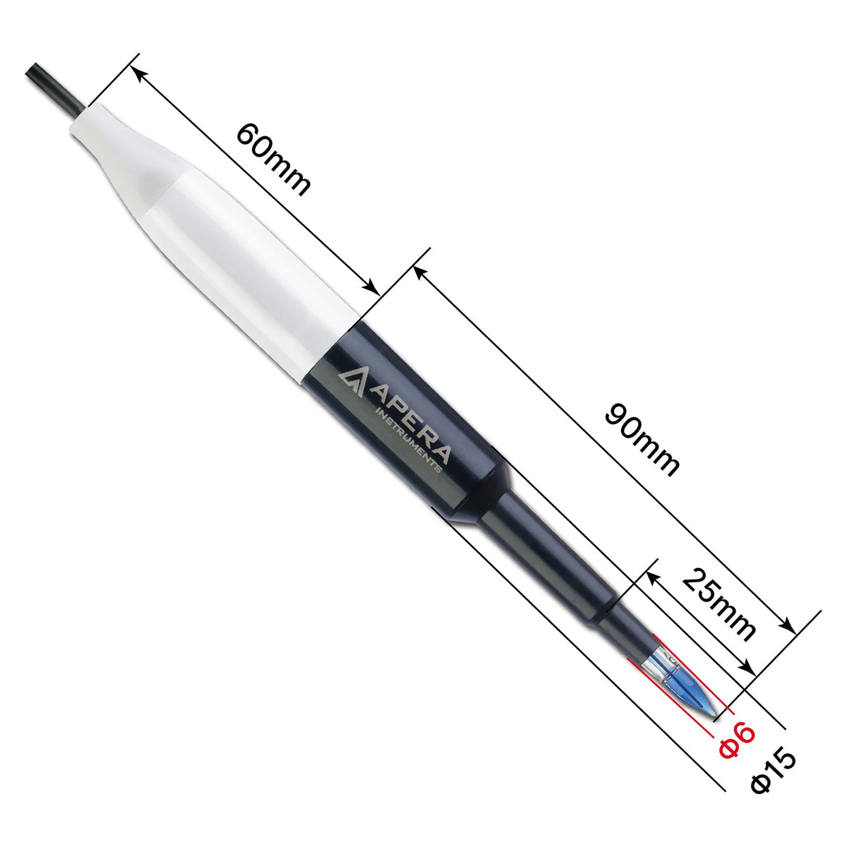 Apera LabSen 551 / 553 Spear pH Electrode for Direct Soil Testing pH Electrode Apera Instruments