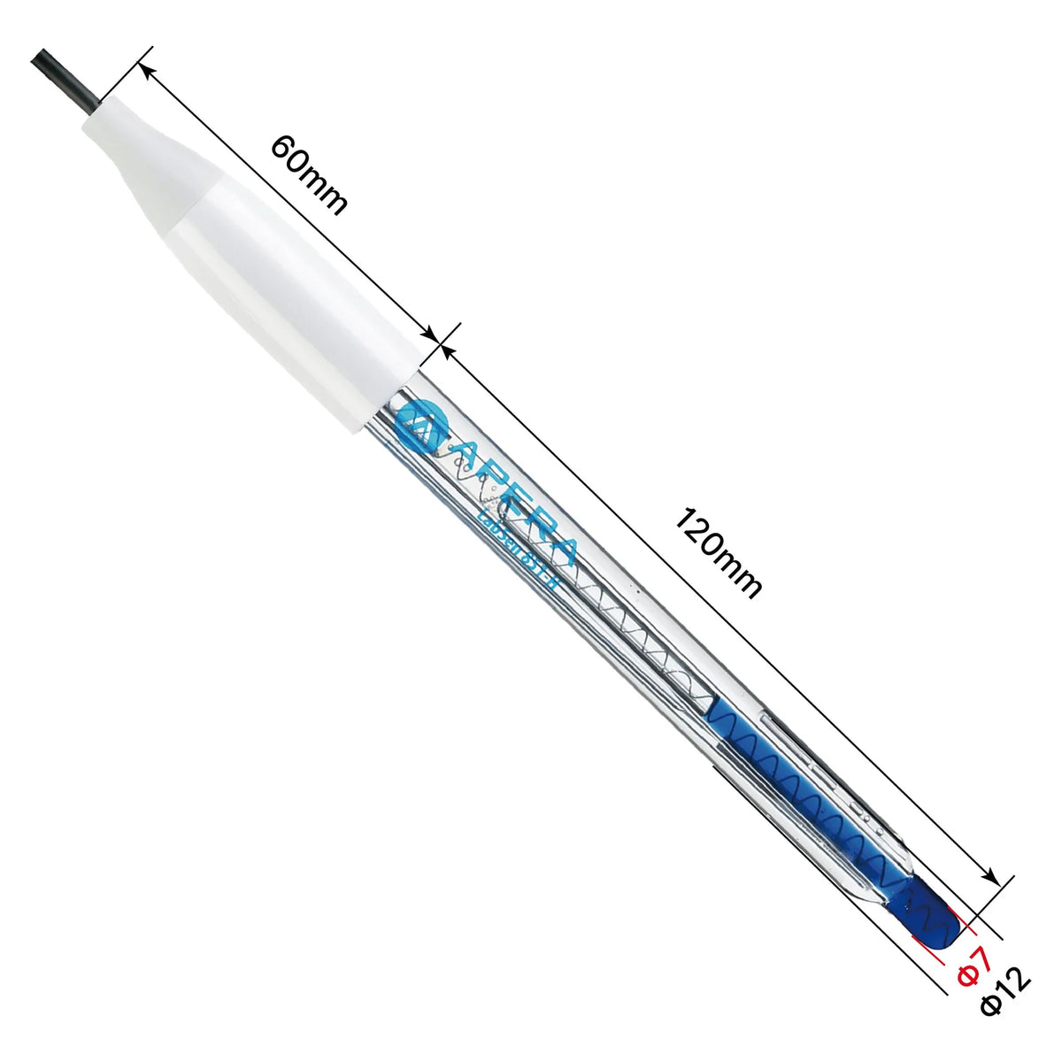 Apera LabSen 851-H / 853-H / 855 Pre-Pressurized pH Electrode for Highly Viscous Samples with High Alkalinity or Salinity pH Electrode Apera Instruments