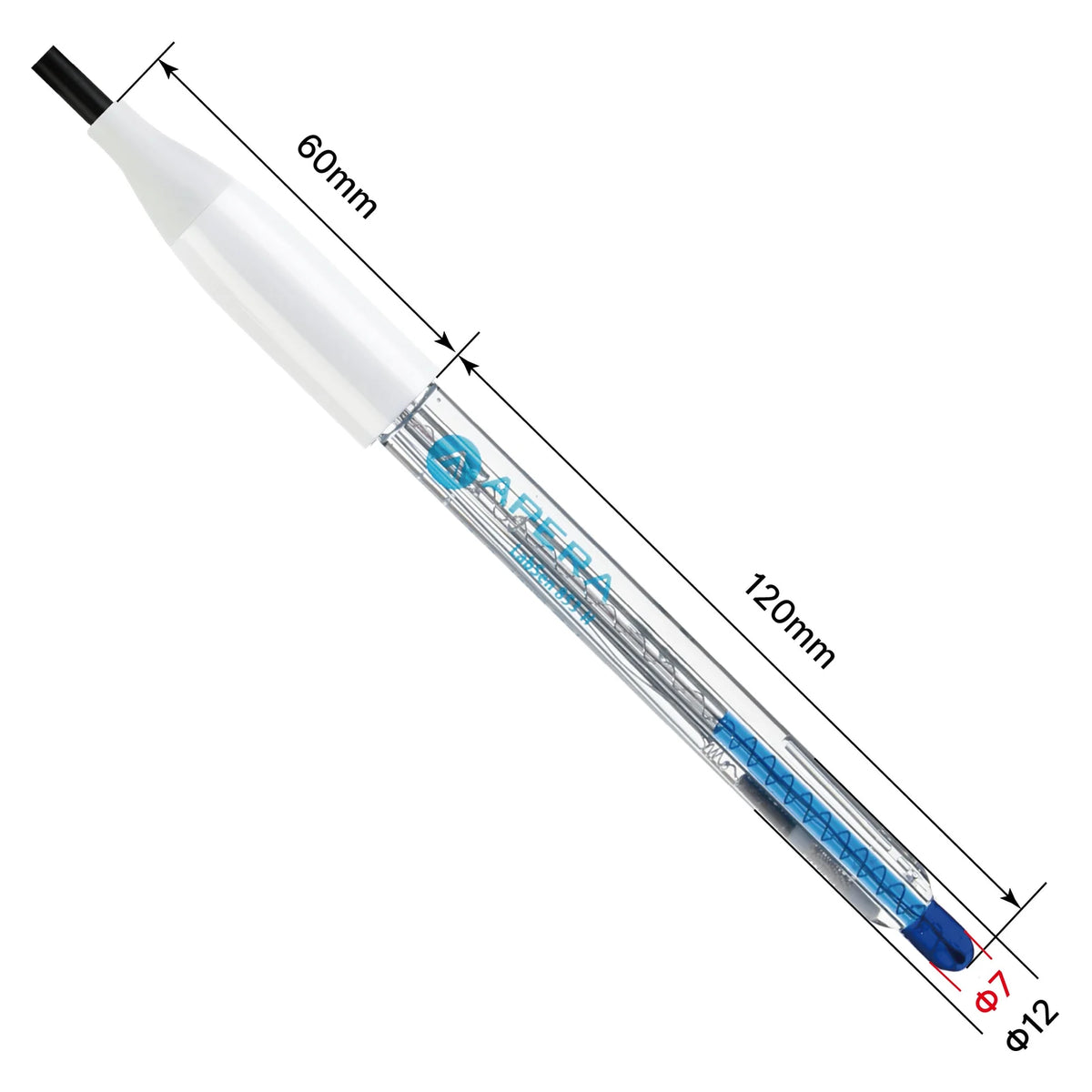Apera LabSen 851-H / 853-H / 855 Pre-Pressurized pH Electrode for Highly Viscous Samples with High Alkalinity or Salinity pH Electrode Apera Instruments