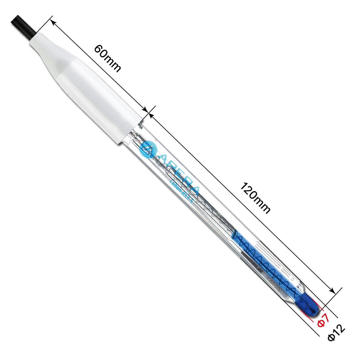 Apera LabSen 853-S Pre-Pressurized pH/Temperature Electrode for Highly Viscous Samples pH Electrode Apera Instruments