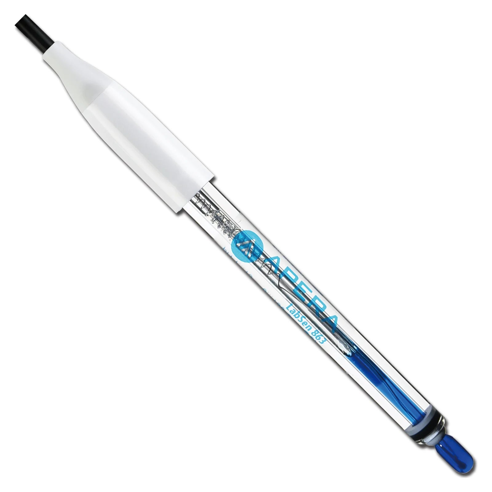 Apera LabSen 861 / 863 / 865 pH Electrode for High-Temperature and Caustic Solutions to 130°C LabSen 863 – BNC RCA with temp sensor pH Electrode Apera Instruments