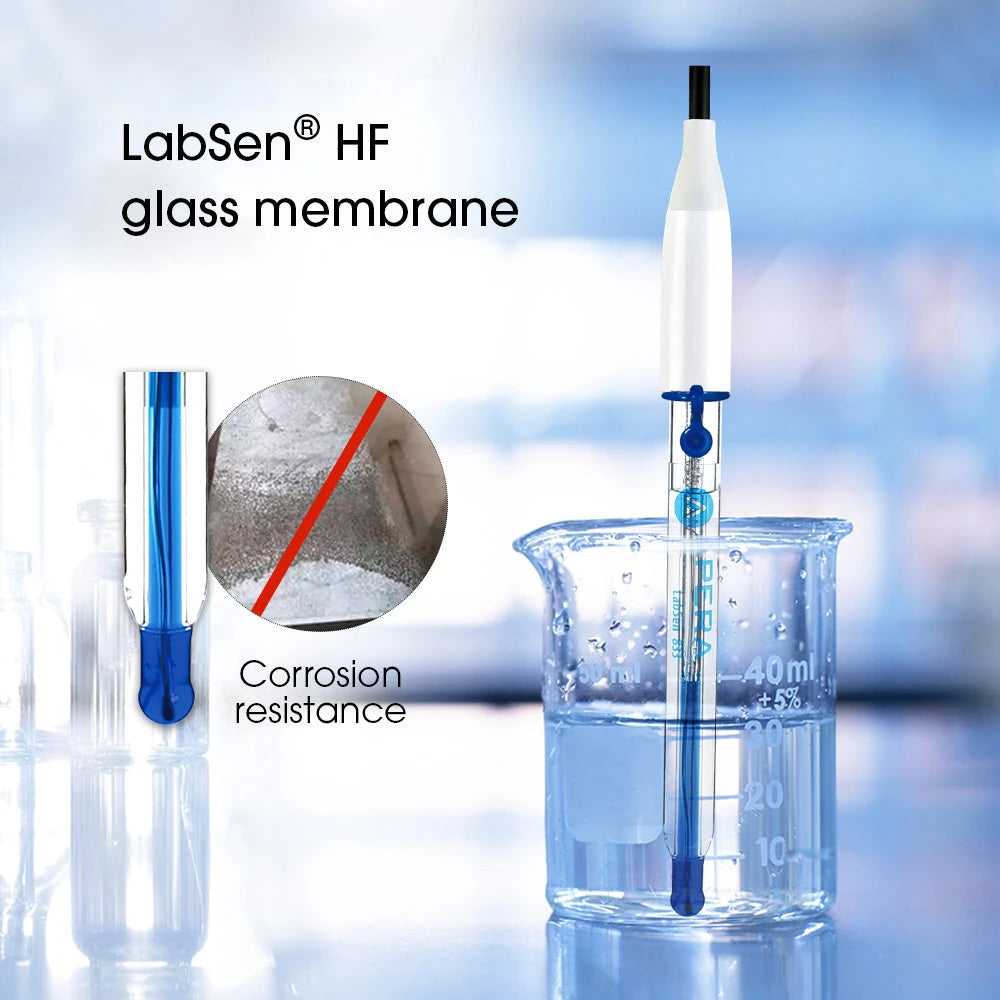 Apera PH850-HF Portable pH Meter Kit with LabSen 833 for Strong Acid and HF Solutions Value Portable pH Meter Apera Instruments