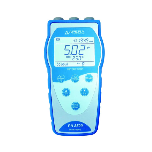 Apera PH8500-A Portable pH Meter with Temperature Probe Only and GLP Data Logging (AI5592) Portable pH Meter Apera Instruments