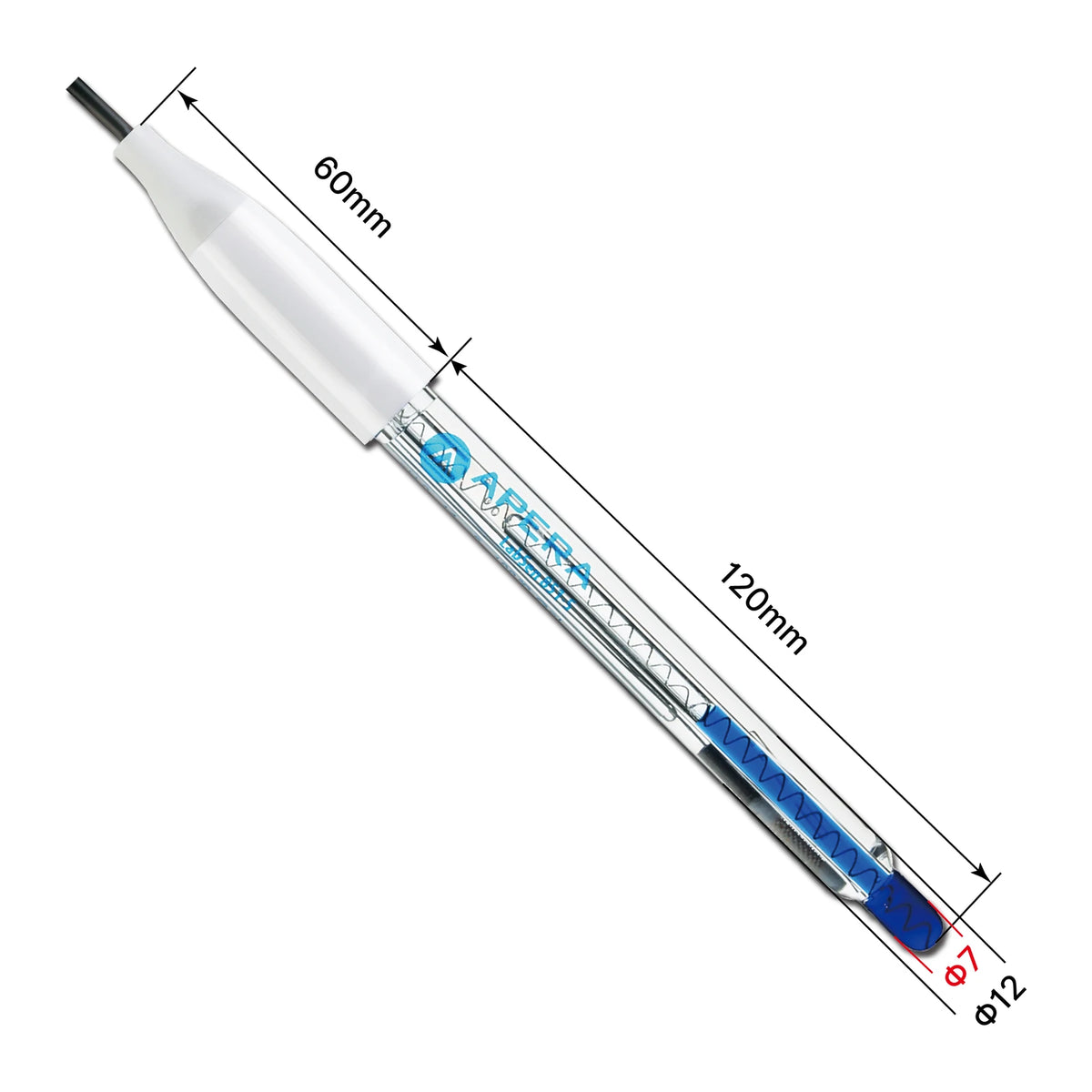 Apera LabSen 851-S Pre-Pressurized pH Electrode for Highly Viscous Samples, BNC pH Electrode Apera Instruments