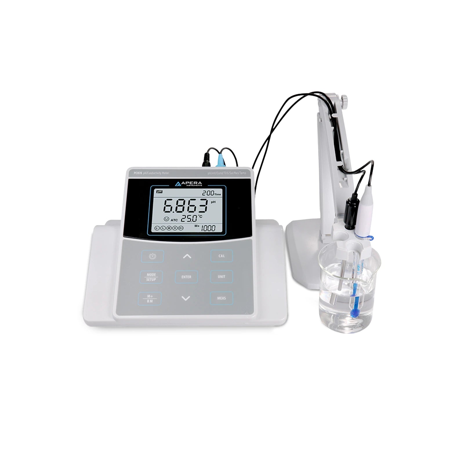Apera PC820 Precision Benchtop pH/Conductivity Meter Kit Benchtop pH and Conductivity Meter Apera Instruments