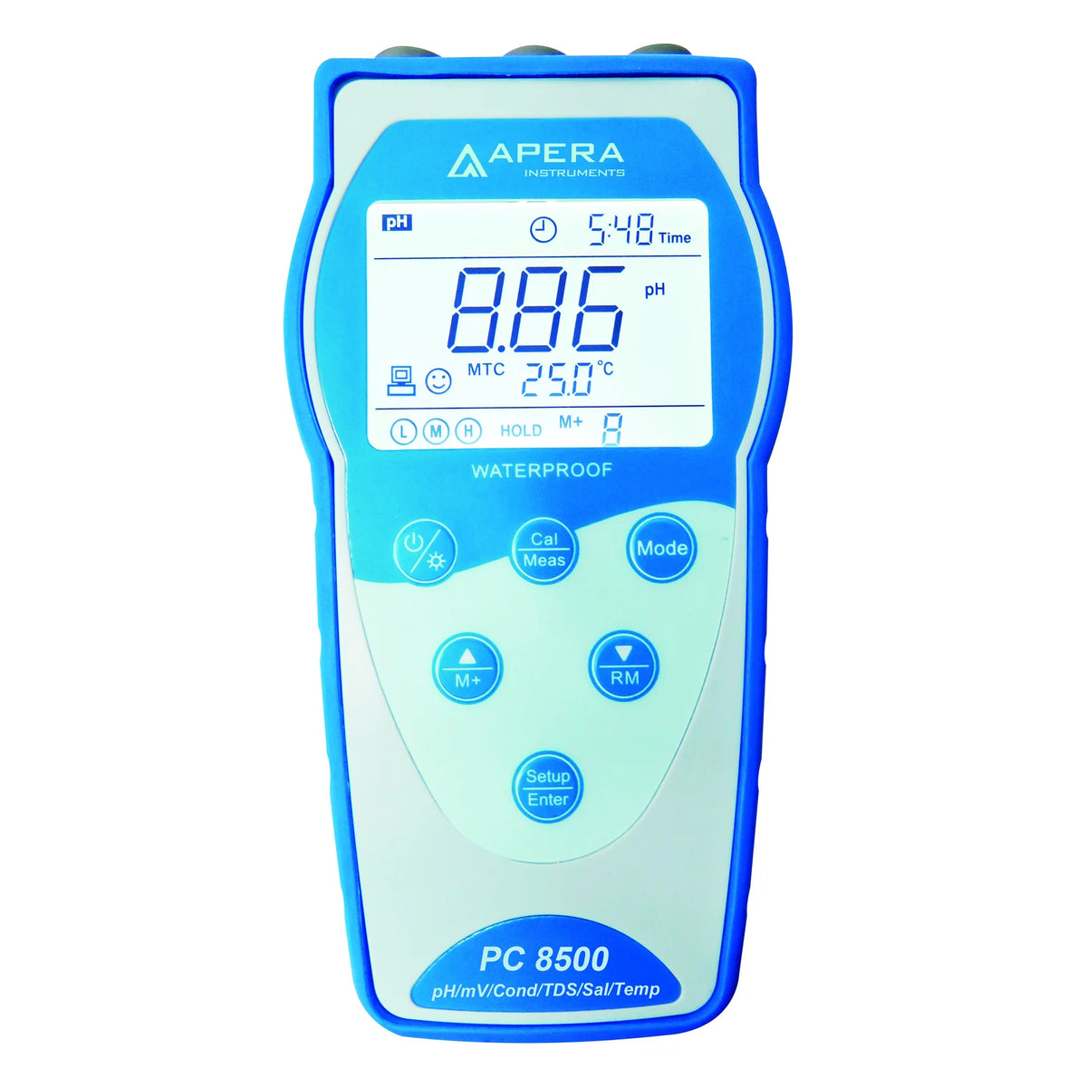 Apera PC8500 Portable pH and Conductivity Meter Kit with USB Data Logging Portable pH and Conductivity Meter Apera Instruments