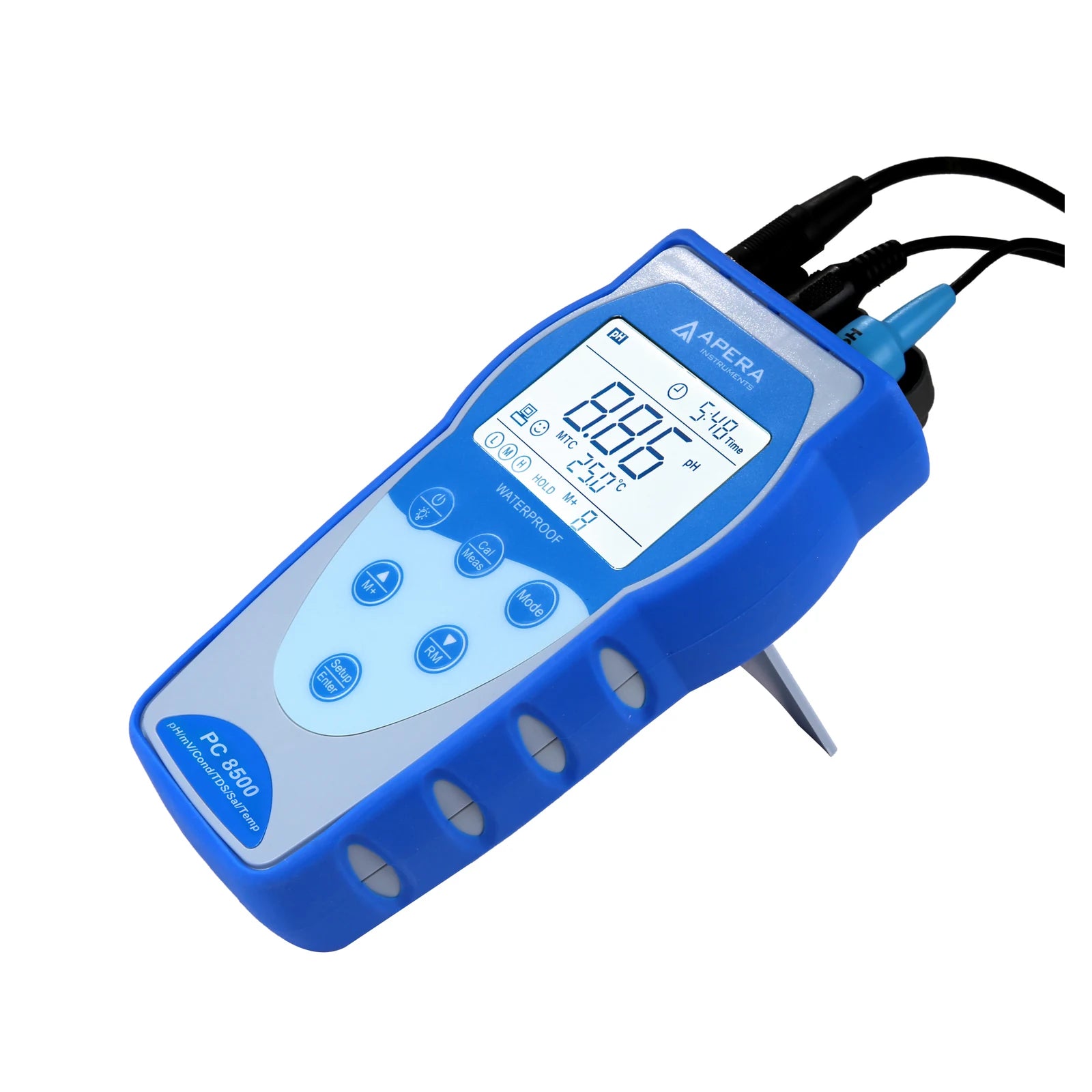 Apera PC8500 Portable pH and Conductivity Meter Kit with USB Data Logging Portable pH and Conductivity Meter Apera Instruments