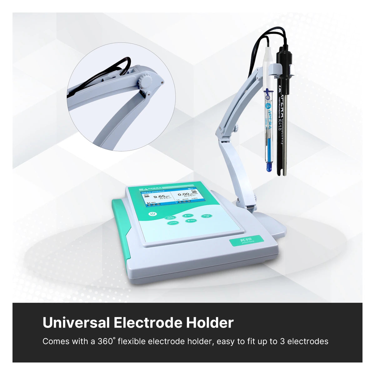 Apera PC910 Benchtop pH and Conductivity Meter Kit | AI5614 Benchtop pH and Conductivity Meter Apera Instruments