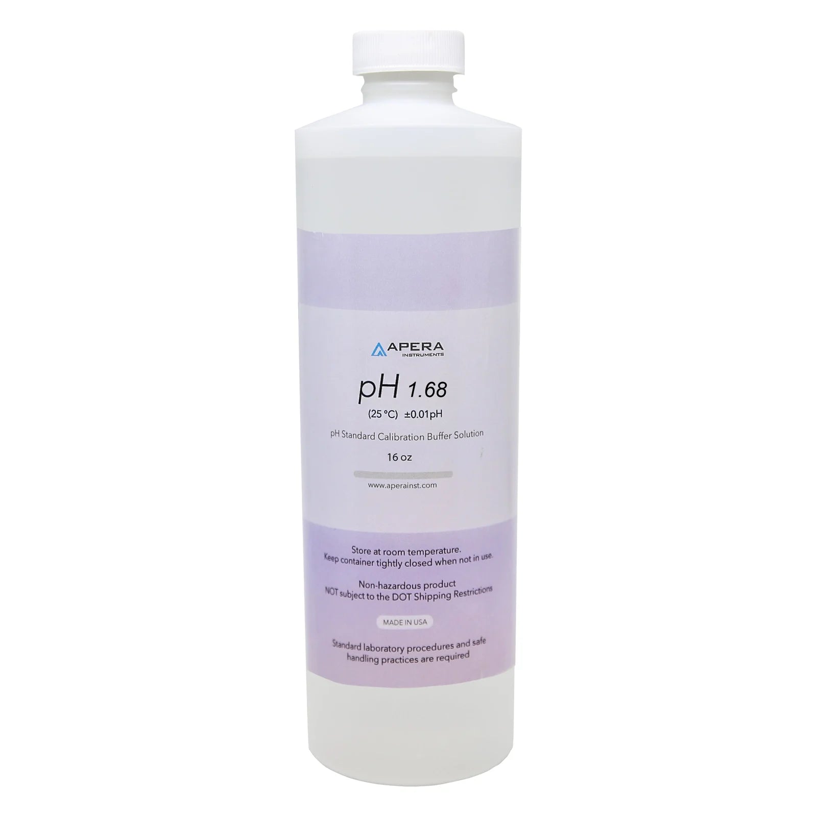 Apera pH 1.68 calibration buffer, 16 oz bottle