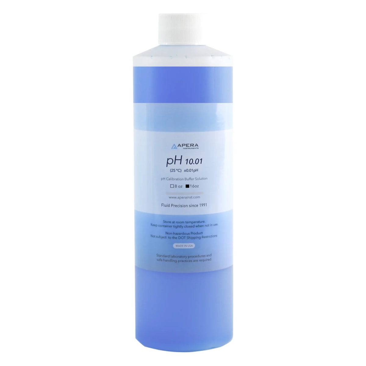 Apera pH 10.01 calibration buffer, 16 oz bottle