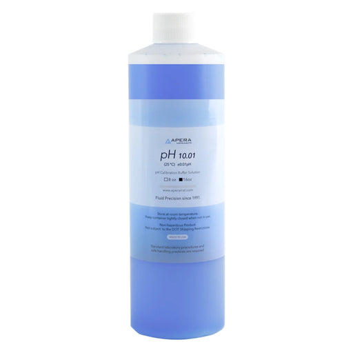 Apera pH 10.01 Calibration Buffer Solution, 8 oz or 16 oz 16 oz pH Calibration Buffer Apera Instruments