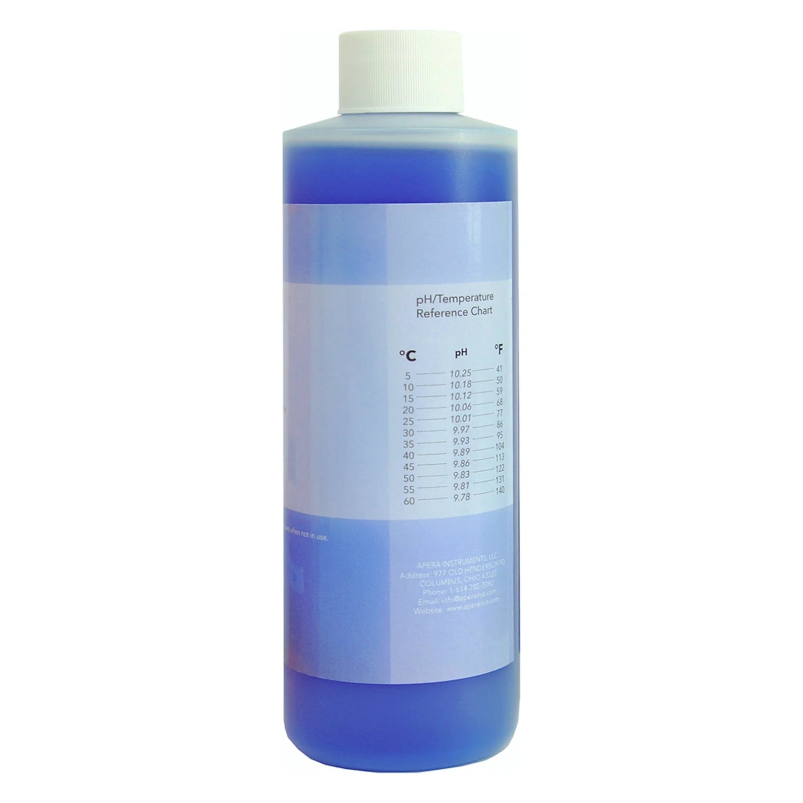 Apera pH 10.01 calibration buffer bottle