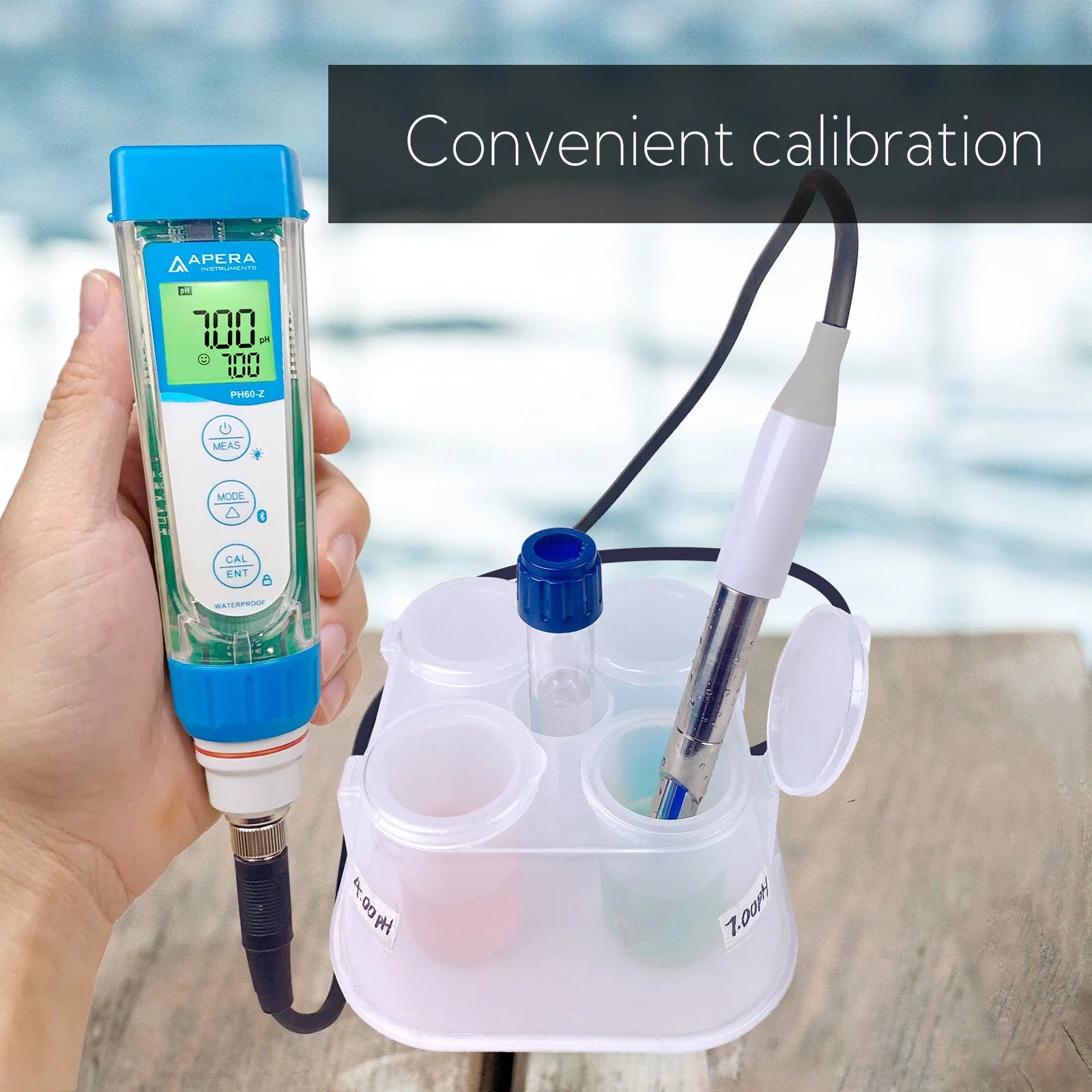 Apera PH60Z-MT calibration in the CalPod organizer