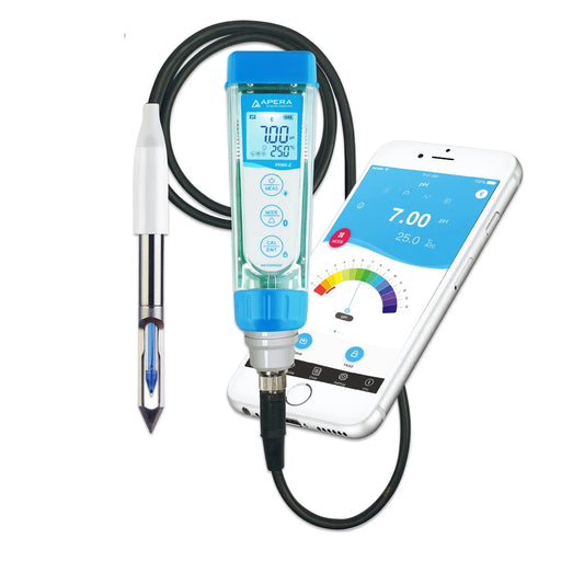 Apera Instruments PH60Z-MT Smart pH Tester Kit for Meats with LabSen 765 Blade Spear Electrode Smart pH Tester Kit Apera Instruments