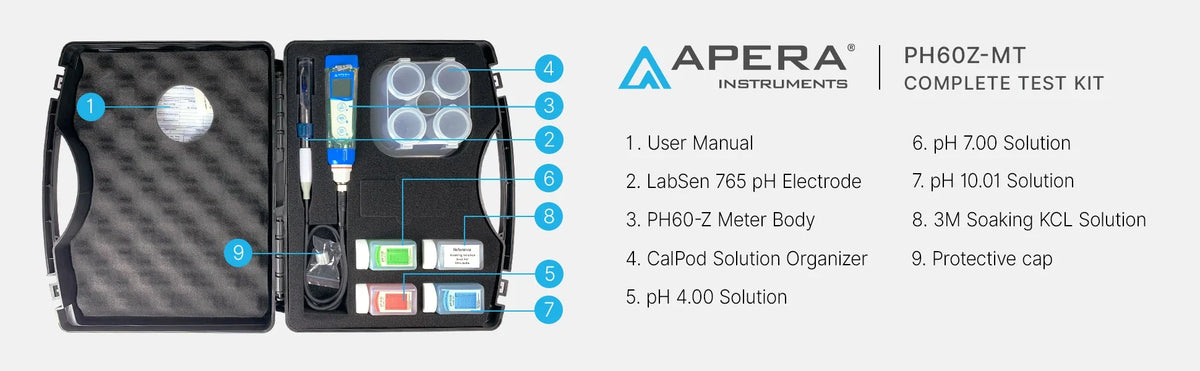 Apera PH60Z-MT complete test kit