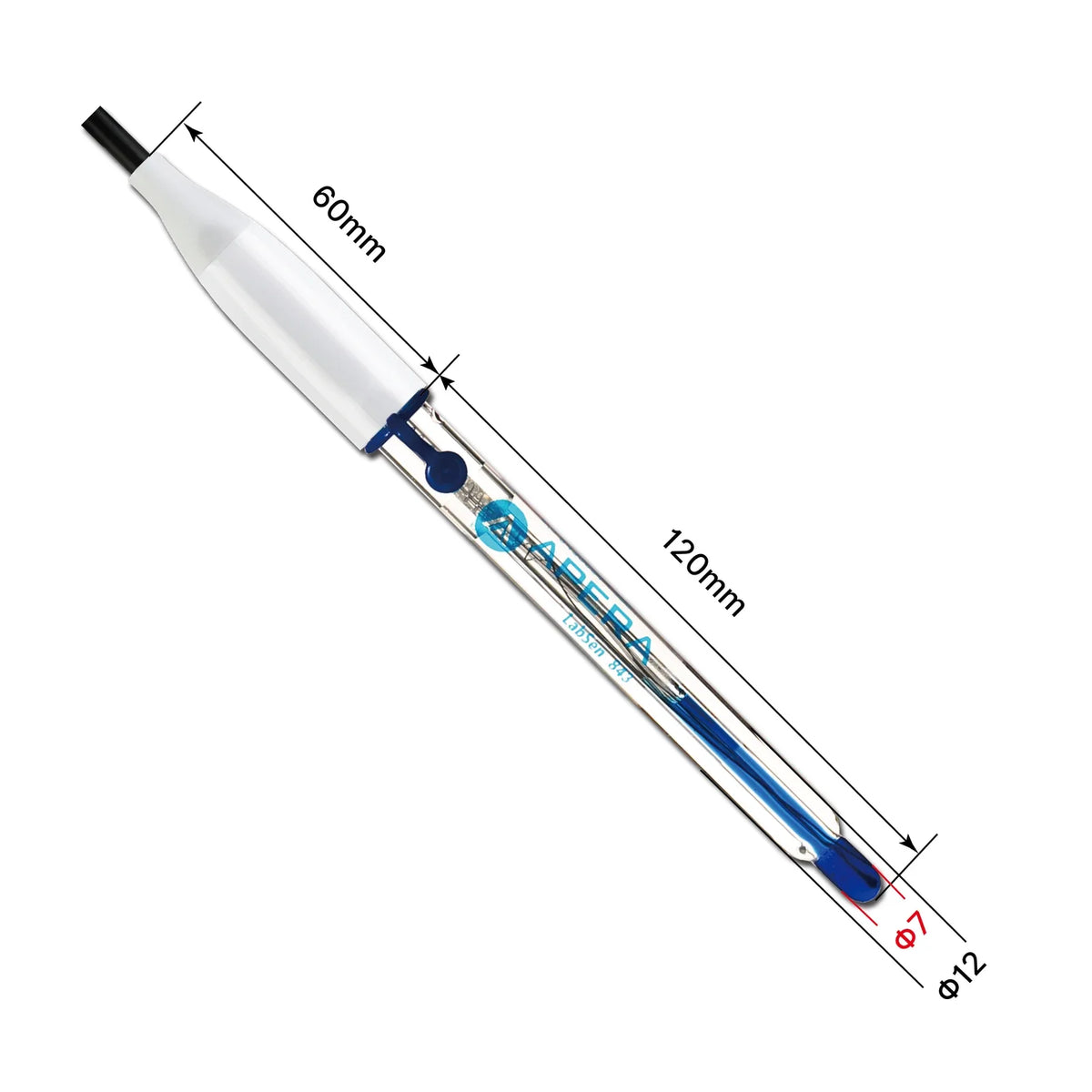 Apera PH60Z-SA electrode dimension drawing