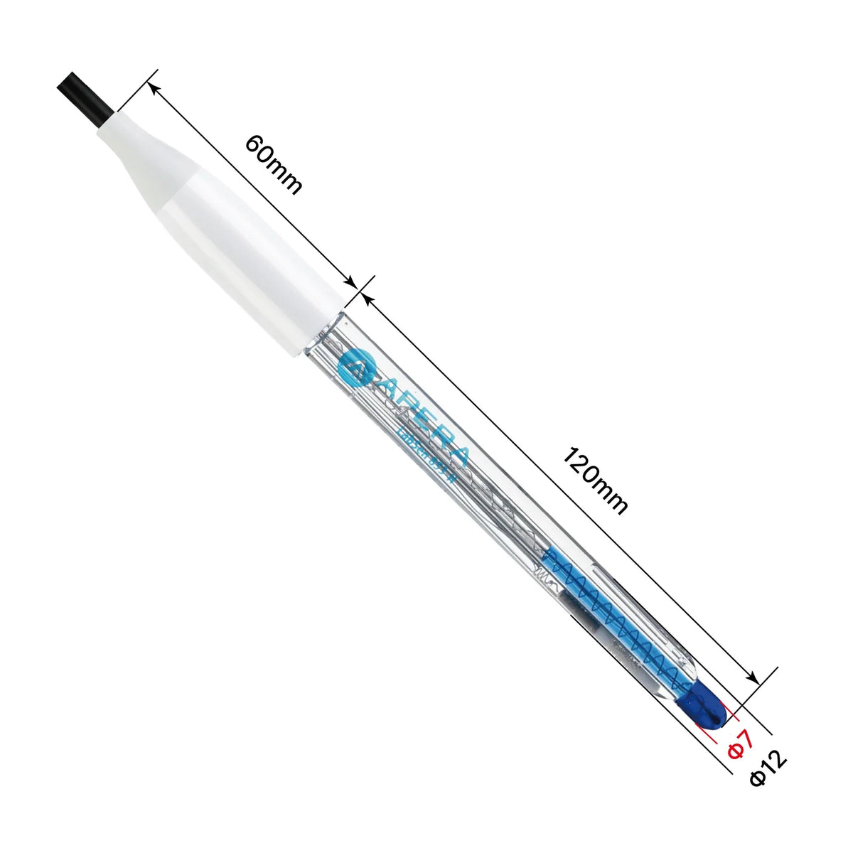 Apera PH60Z-VS electrode dimension drawing