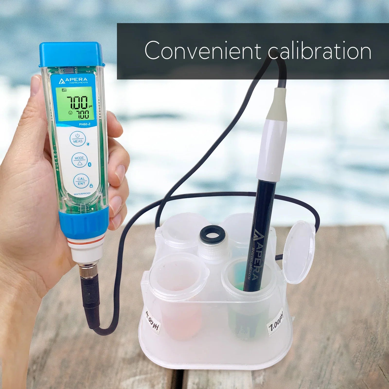 Apera PH60Z-WW calibration in the CalPod organizer