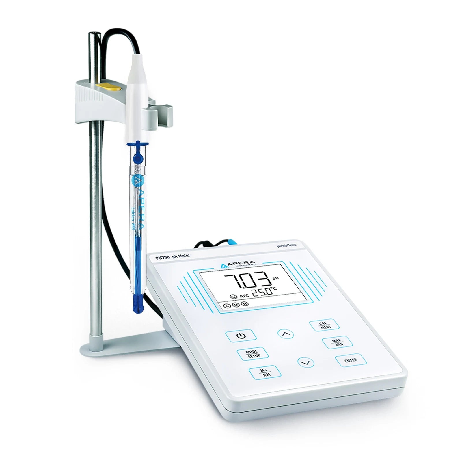 Apera PH700-HF Benchtop pH Meter Kit with LabSen 833 for Strong Acid and HF Solutions Benchtop pH Meter Apera Instruments